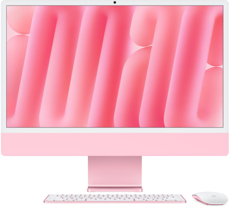 Apple Imac M4 (16 Gb Unified/256 Gb Ssd/Macos Sequoia/24 Inch Screen/Mwug3Hn/A)(Pink, 461 Mm X 547 Mm X 147 Mm, 4.42 Kg)