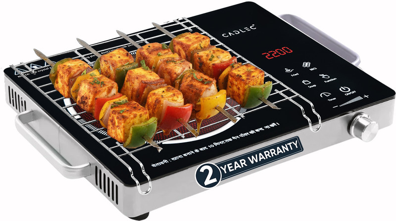 Cadlec 2200 W Infrared Cooktop Touch Panel(Black, Heatcraft)