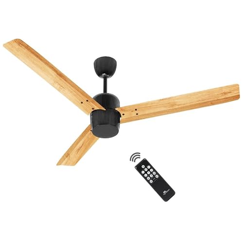 Rr Signature Bonsai Bldc Fan I 6 Year Warranty I High Speed Ceiling Fan With Remote I Ceiling Fan For Home (Pine Wood)