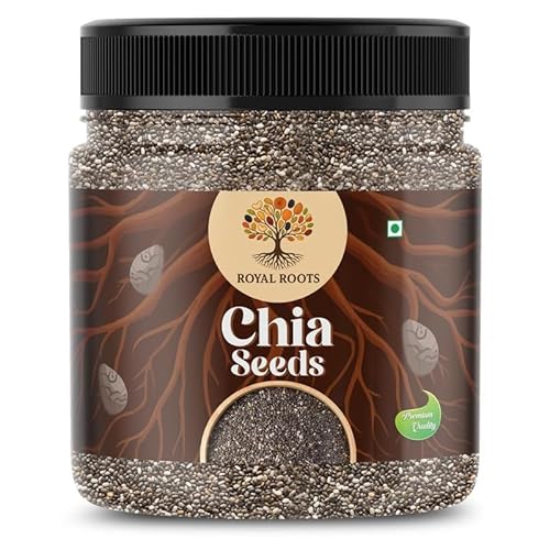 Royal Roots Organic Chia Seeds 1Kg – Raw & Unprocessed | Raw Chia Seed | Seed For Eating | Plant-Based Protein | Daily Nutrition Superfood