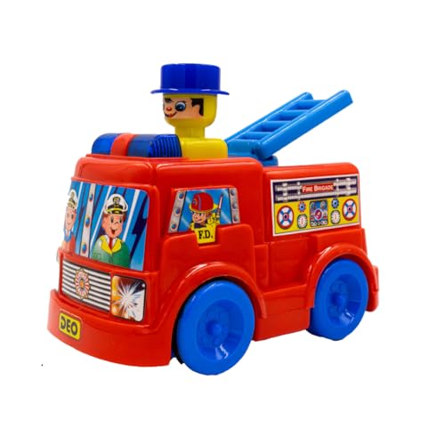 Toybharat Push N Go Fire Brigade – Realistic Multicolour Toy For Kids 1–6 Years, Safe, Durable & Fun
