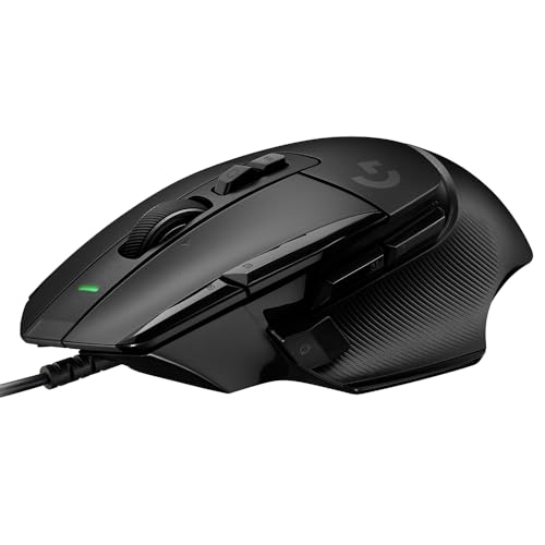 Logitech G502 X Wired Gaming Mouse – Lightforce Hybrid Optical-Mechanical Primary Switches, Hero 25K Gaming Sensor, Compatible With Pc/Macos/Windows – Black