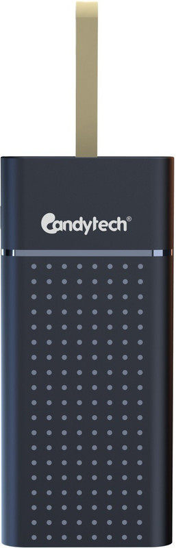 Candytech 30000 Mah Power Bank(Black, Blue, White, Lithium Polymer, Fast Charging For Mobile)