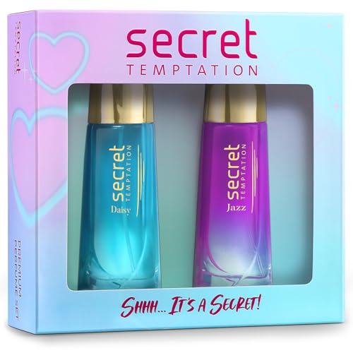 Secret Temptation Perfume For Women Gift Set – Daisy & Jazz (2 X 30Ml) | Premium Perfume For Women Long Lasting Fragrance