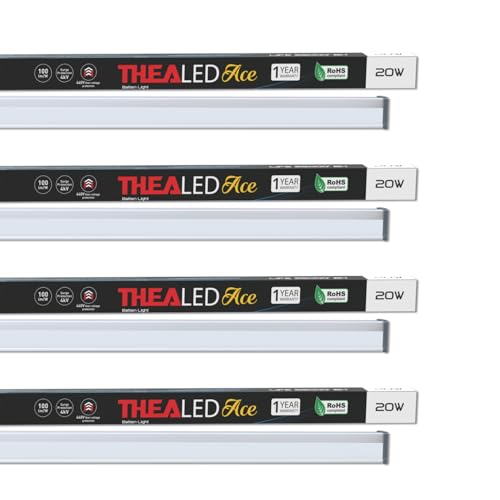 Panasonic 20W Thealed Ace Led Batten, 20W Tube Light For Living Room & Bedroom, Energy Efficient Batten For Home, 6500K Cool Day Light Batten (Pack Of 4)