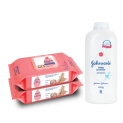 Johnson’S Baby Skincare Wipes With Lid, 144’S +Johnson’S Baby Powder 600G