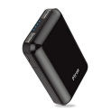 Ptron Dynamo Z 10000Mah Li-Polymer Power Bank, Bis Certified, Ultra-Compact, 2.4A Fast Charging, 2 Usb Ports Power Bank With Micro Usb Cable For All Mobiles (Black)