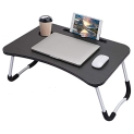 Mashur Fab Multi-Purpose Laptop Table/Study Table/Bed Table/Foldable And Portable Wooden/Writing Desk, Black