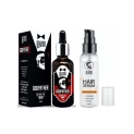 Beardo Godfather Lite Beard & Mustache Oil – 30Ml & Beardo Hair Serum With Argan Oil – 50Ml Combo