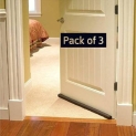 Smartcam (Pack Of 3) Door Seal Twin Draught Draft Guard Door Closer Bottom Brown Sealing Strip Adjustable Door Draft Blocker Insulator Isolation The Light Washable (39 Inch) Door Mounted Door Stopper Door Mounted Door Stopper (Brown) Door Bottom Sealing Strip Guard For Home/Office Floor Mounted Door