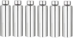 Plus Shine Water 6000 Ml Bottle(Pack Of 6, Silver, Steel)