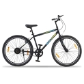 Urban Terrain Maza 26” Blue City Lite Bike With Complete Accessories, Free Cycling Event & Ride Tracking App By Cultsport