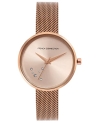 French Connection Analog Rose Gold Dial Women’S Watch-Fcl23-D