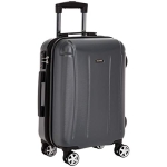 Amazon Brand – Solimo 56.5 Cm Hardsided Luggage With Tsa Lock, Grey