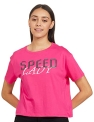 Parx Women Women’S Regular T-Shirt (Xwkx00026-R3_Red M)