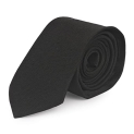Neuroclub Men Formal Tie, Microfiber Formal Necktie Gift For Men Boys Interview Party Wedding Casual Outfit Necktie – Black