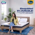 Centuary Mattresses Sleepables 6 Inch Bonnell Spring King Size Mattress With Antimicrobial Foam (78 * 72 * 6)