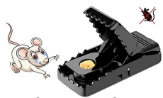 Knock Down Rat Trap For Mice Control Rat/Mouse/Rodent Trap Cage Rodent Catcher Killer Mice Traps Mouse Trap Rat Killing Trap Rat Repellent Machine (Pack Of 1)