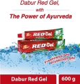 Dabur Red Ayurvedic Gel For Freshness ( Super Saver Pack) Toothpaste(600 G, Pack Of 2)