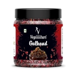 Vegiiiitari Handmade Homemade Fresh N Pure Organic Natural Rose Gulkand Sun Dried Rose Petal Jam 400 Gm