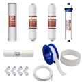 Aqua Jiva Star Ro Water Purifier Filter Kit – 80 Gpd Ro Membrane, Pre-Filter, Carbon, Sediment, Flow Restrictor, Tubing & Connectors – Universal Replacement For Ro+Uv+Uf Purifiers