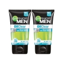 Garnier Men, Face Wash, Balances Oil Level In Skin, Oil Clear Clay D-Tox, 150 G (Pack Of 2)
