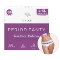 Azah Period Panty For Girls [L-Xl Pack Of 6] | Disposable Period Panty For Women Heavy Flow| Leak Proof |12 Hrs Protection | Super Absorbent 360° Coverage | Rash Free Maternity Panties After Delivery