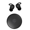 Nu Republic Jaxxbuds 3 Sports True Wireless Earbuds(Tws),Bt V5.0, Upto 20Hrs Play Time,Compact Charging Case,Earbuds Control,Secure Fit,Sweat & Water Resistant,Voice Assistant/Siri With Mic-Black