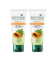 Biotique Papaya Deep Cleanse Face Wash For Visibly Glowing Skin All Skin Types 2X100Ml