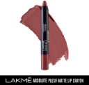 Lakmé Absolute Plush Matte Lip Crayon(Roasted Almond, 2.8 G)
