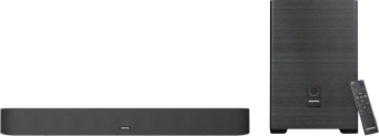 Compaq Cqsb300W With Wireless Subwoofer 300 W Bluetooth Soundbar(Grey Black, 2.1 Channel)