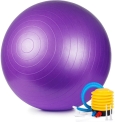Slovic Yoga & Gym Ball For Exercise For Home Workout | Gym Ball(With Pump)