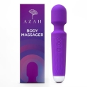 Azah Personal Massager For Women | Full Body Electric Massager | 10 Vibration Speeds And Patterns | Usb Rechargeable Handheld Massager | Waterproof, Medical Grade Silicone (With 3 Months Warranty)