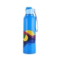 Cello Puro Steel-X Benz Pro 600 | Leak Proof | Wide Mouth & Easy To Open | Insulated Inner Steel Outer Plastic Water Bottle | 520Ml| Set Of 3, Assorted