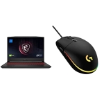 Msi Gaming Pulse Gl66, Intel 11Th Gen. I7-11800H, 40Cm Qhd 165Hz Gaming Laptop + Logitech G102 Light Sync Gaming Mouse With Customizable Rgb Lighting,Black