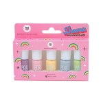 Myglamm Popxo Makeup Collection -Mini Nail Kit-Dreamin’-5X3Ml, Pastels Glossy Finish
