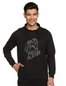 Parx Men’S Full Sleeve Regular Fit Black Casual Sweatshirt