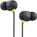 Mivi Rock And Roll E5 Wired In Ear Earphones With Hd Sound And Extra Powerful Bass With Mic, Tangle Free & Extra Length Cable | Earphones For Mobile | Black