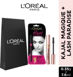 L’Oréal Paris Eye Kit : Kajal Magique & Lash Paradise Mascara(Black, 7.95 Ml)