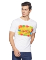 Cloth Theory Men’S Holi T-Shirt (Ctmholip005_White_X-Large)