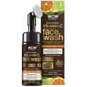 Wow Skin Science Brightening Vitamin C Foaming Face Wash With Built-In Face Brush For Deep Cleansing – No Parabens, Sulphate, Silicones & Color – 100Ml + 50Ml = 150Ml