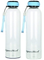 Signoraware Aqua Marine 550Ml And Aqua Marine 550Ml (Combo Borosilicate Glass), 550Ml+550Ml, Set Of 2, Clear