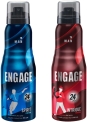 Engage Intrigue For Him & Spirit For Him, Skin Friendly, 165Ml Each Deodorant Spray – For Men(165 Ml, Pack Of 2)