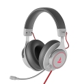 Boat Immortal Im1000D Dual Channel Gaming Headphones With 7.1 Channel Surround Audio, Dolby Atmos, 50Mm Drivers & Rgb Breathing Leds(White Sabre)