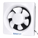 Gaiatop Wall Exhaust Fan 8 Inch 36W Home Ventilation Fan With Thick Inline Power Cord 220V Eu Plug For House, Kitchen, Attics, Garage Shed Pole Barn Hydroponic Basement