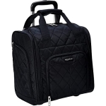 Amazonbasics Underseat Rolling Luggage – Large, Black