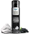 Bombay Shaving Company Charcoal Shaving Foam With Activated Charcoal & Moroccan Argan Oil – Creamier Formula (266 Ml – 33% Extra) | Made In India(266 Ml)