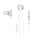 Ant Audio Doble W2 Dual Driver Wired In-Ear Headset (White)