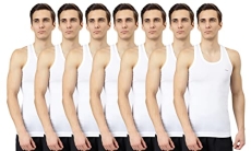 Dollar Bigboss Men’S White Pack Of 7 Fine Rn Vest (8905203195138_Mbve-01-R2-Finern-Wht-Po7-4Xl)