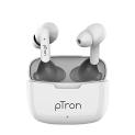 Ptron Bassbuds Duo In Ear Earbuds With 32Hrs Total Playtime, Bluetooth 5.1 Wireless, Stereo Audio, Touch Control Tws, With Mic, Type-C Fast Charging, Ipx4 & Voice Assistance (White)